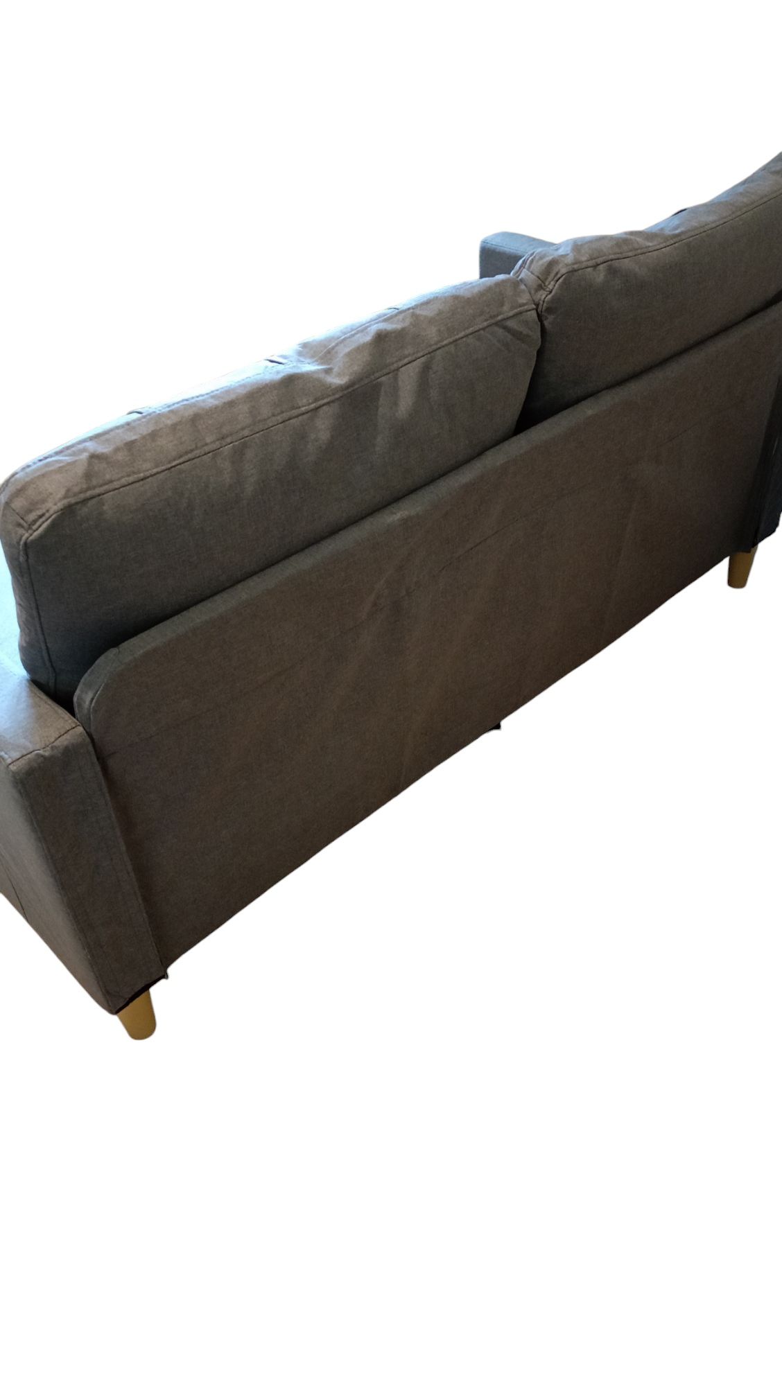 Sofa 2-osobowa jasnoszara