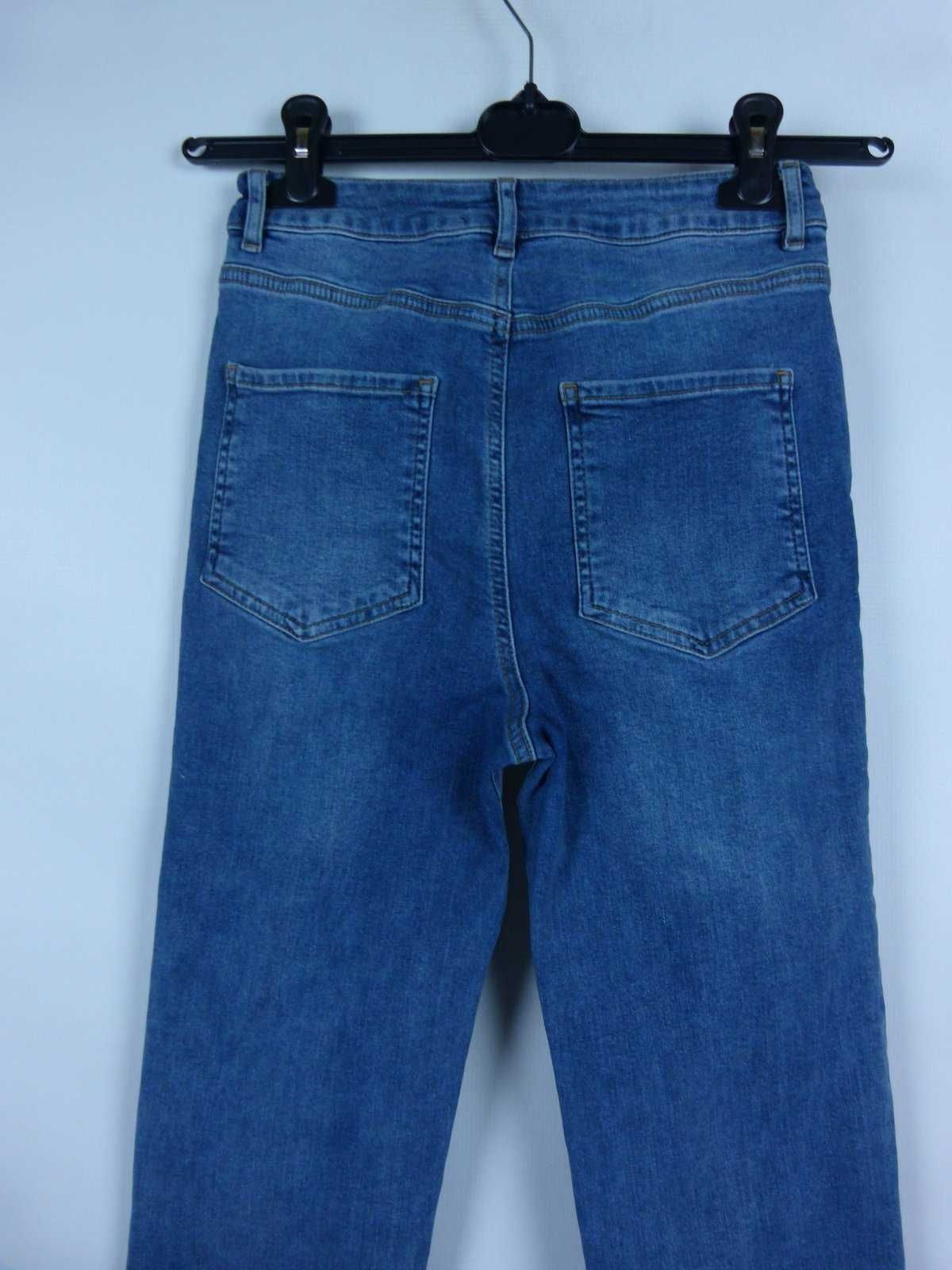 ASOS spodnie jeans wysoki stan proste nogawki 25 / 32