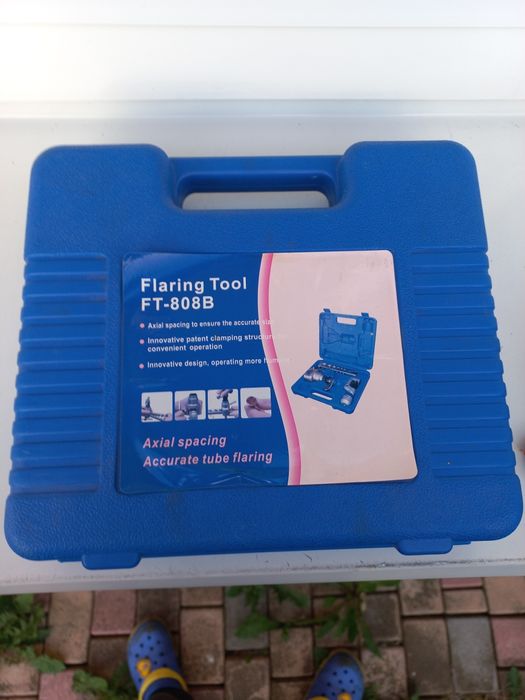 Набір для обробки металевих та дюймових труб Flaring tool FT-808B