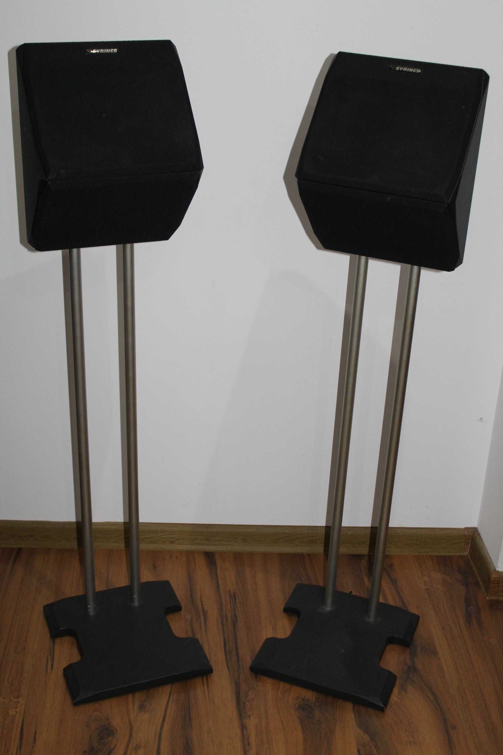 SYRINCS Kolumny głośniki monitory na stojakach 4 way speaker Wysyłka