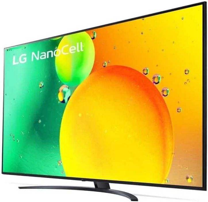 Nowy LG NanoCell 75 cali 4K UHD Smart WIFI DVB-T2 75NANO756QA gw24m