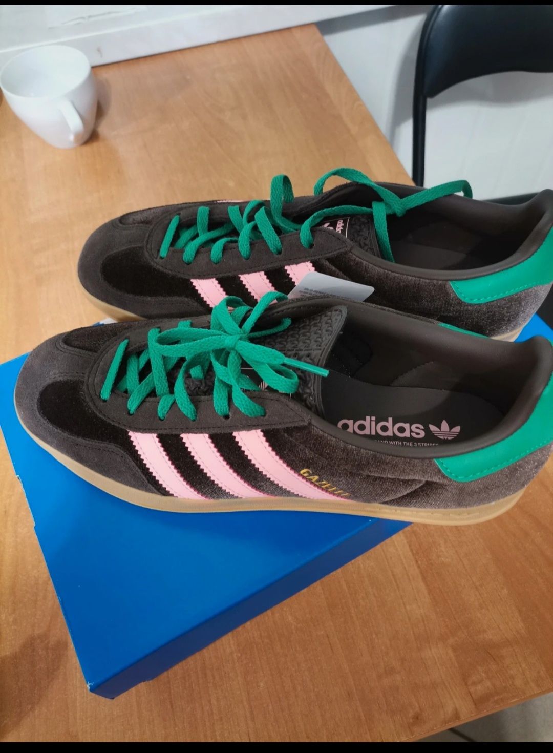 Adidas gazelle indoor czekoladowy brąz