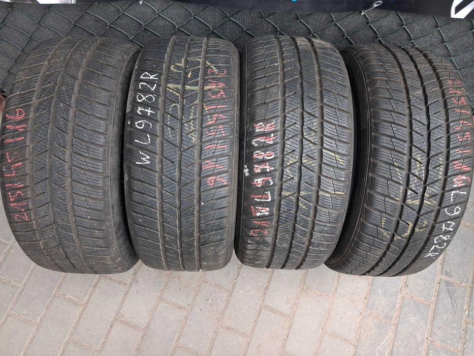 4x używane opony zimowe 215/45 R16 Barum 2021r Montaż GWARANCJA