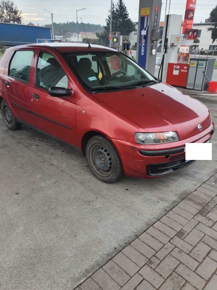 Fiat Punto II 1.2 benzyna 8V 5drzwi kolor wiśniowy 132/F na części