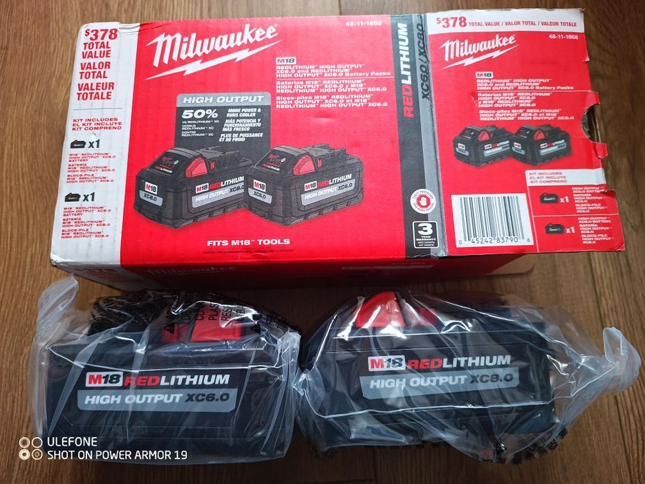 Milwaukee m18 Highoutput Battery