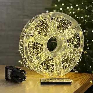 Гірлянда-Мішура на Катушці з Пультом | USB та від Мережі