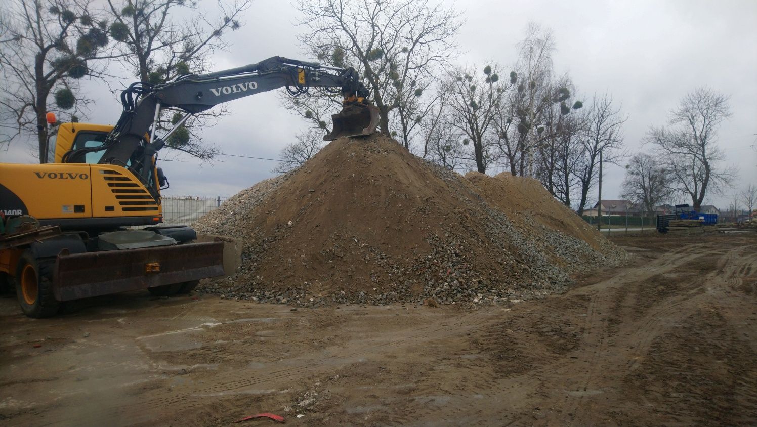 Gruz betonowy betonowo ceglany podbudowa tłuczeń