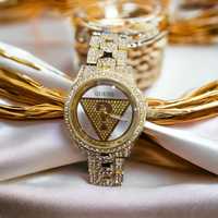 Złoty damski zegarek Guess z pudelkiem cudo piękny!