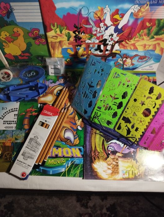 Тропинка...Альбомы. Раскраски.Канцтовары разн., 39 предметов.