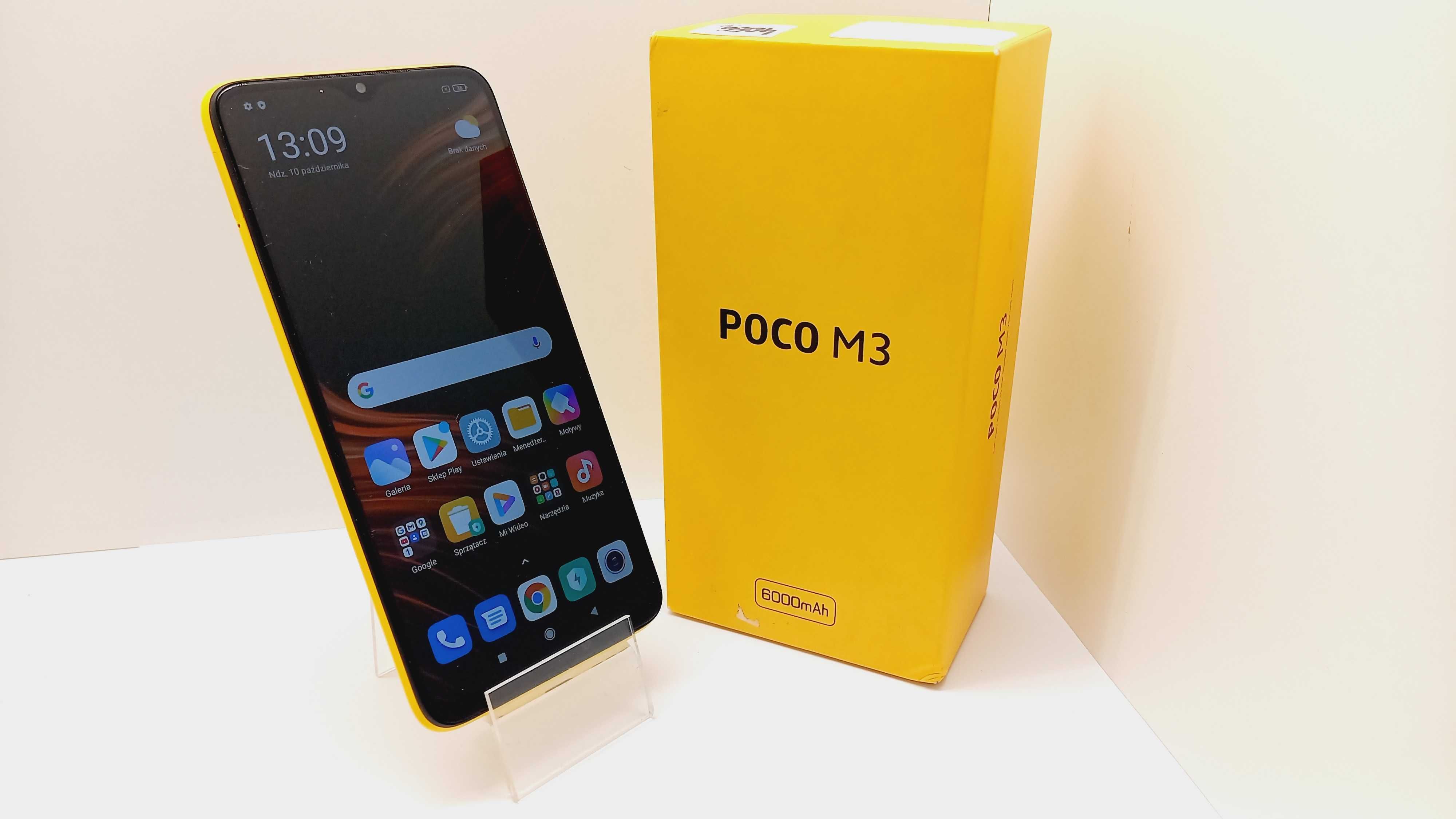 Smartfon Poco M3 4/64GB  BDB Stan  Komplet!!