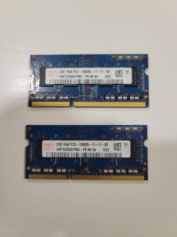 Memória RAM Hynix 2GB 1Rx8 PC3-12800S