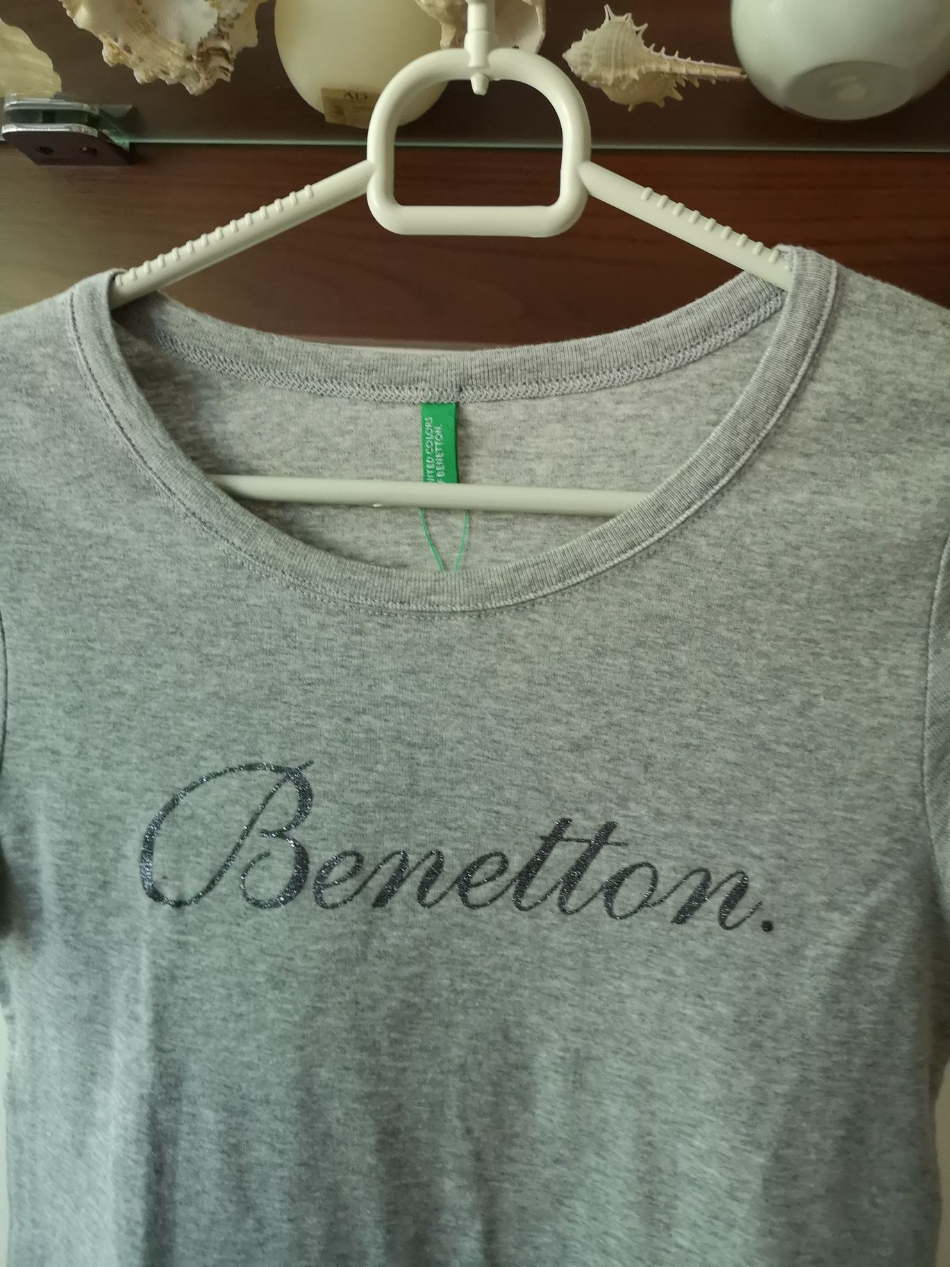 Bluzka Benetton z krótkim rękawem rozmiar S