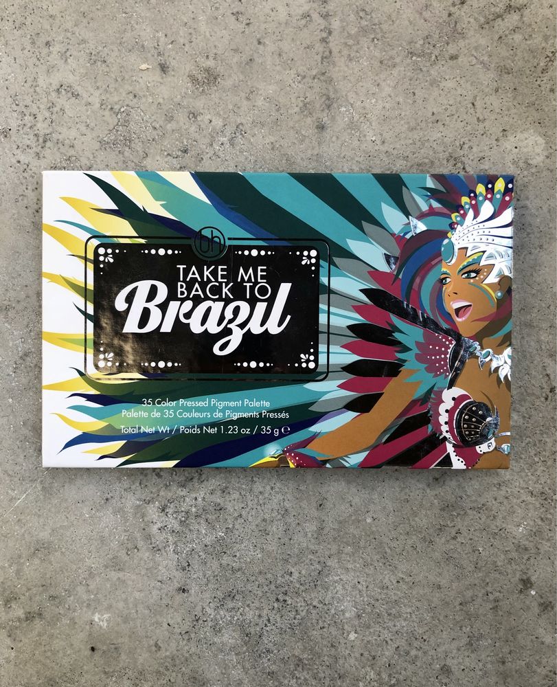 BH Cosmetics Take me back to Brazil paleta cieni do powiek makijaż