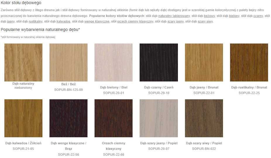 Okrągły stół S56 Skandynawski dębowo-czarny  fi 100 do 300 CM