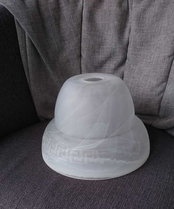 Nowy szklany klosz wzór Versace, do lampy wiszącej, 25 cm