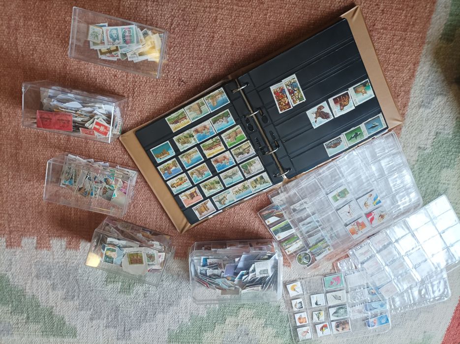 Coleção de selos antigos