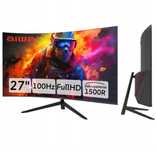 Monitor 27 zakrzywiony uszkodzony