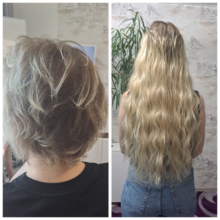 нарощування волосся біопротеїнове нарощення