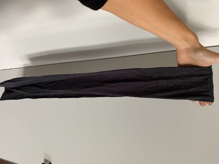 Szalik grafitowy połyskujący