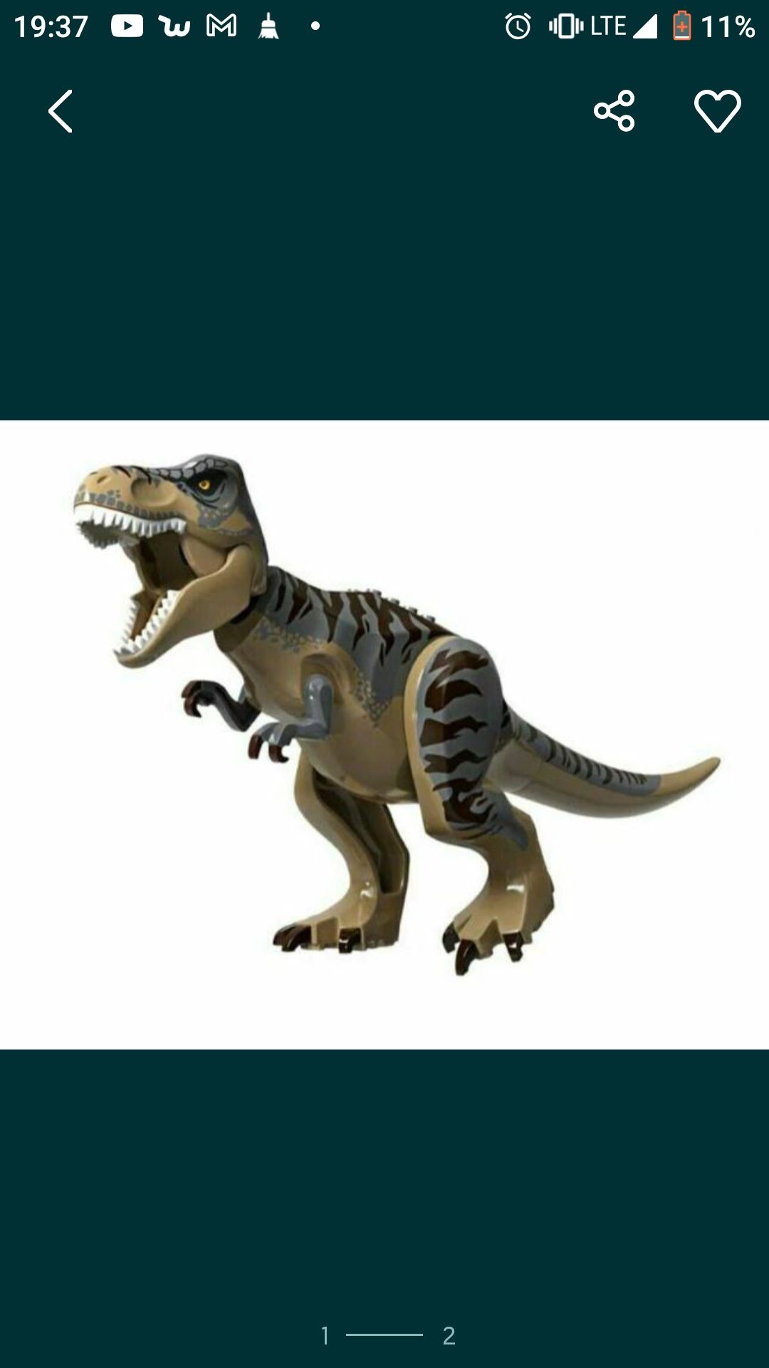 Dinozaur trex jurajski park