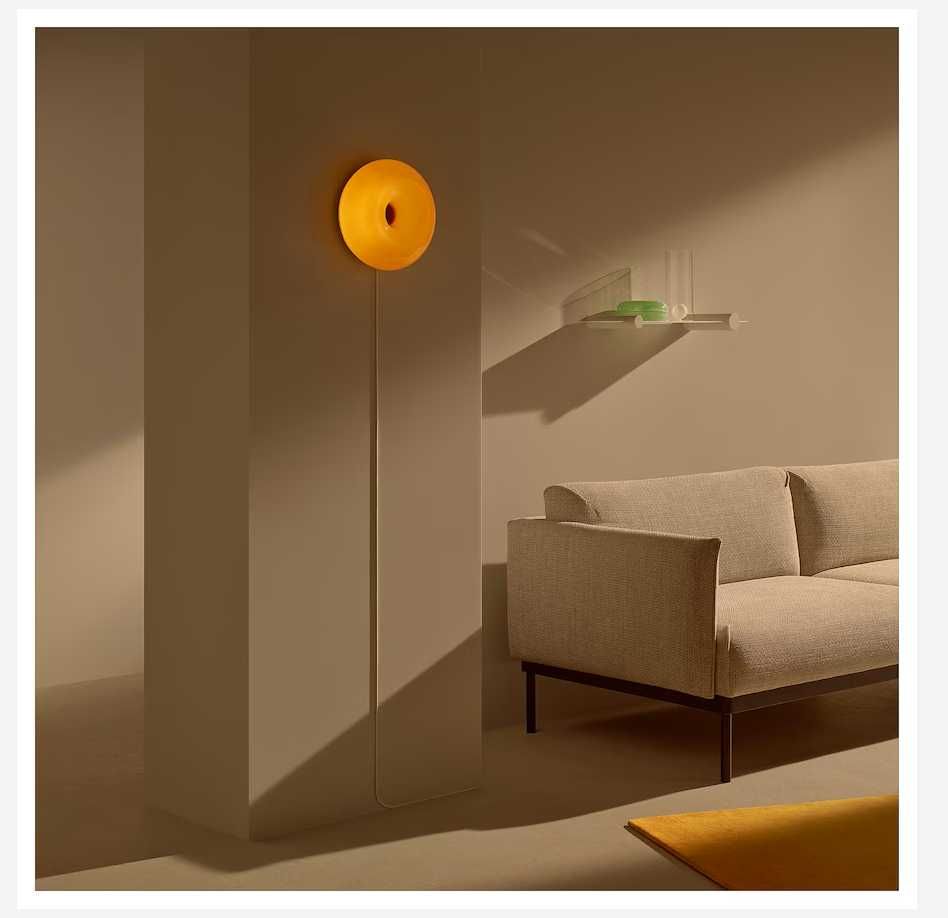 VARMBLIXT Lampa LED stołowa/ścienna Ikea