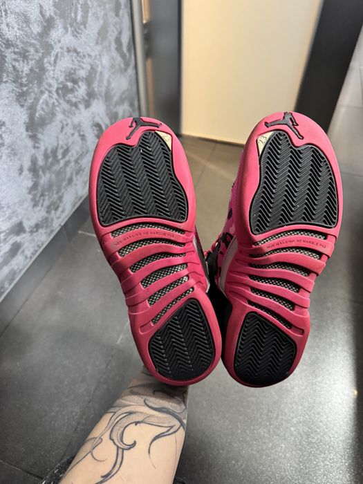 Jordan 12 Custom “Pink Camo” (BAPE-style) — б/у 1 раз, как new