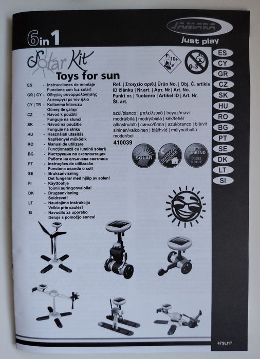 Kit solar 6 em 1
