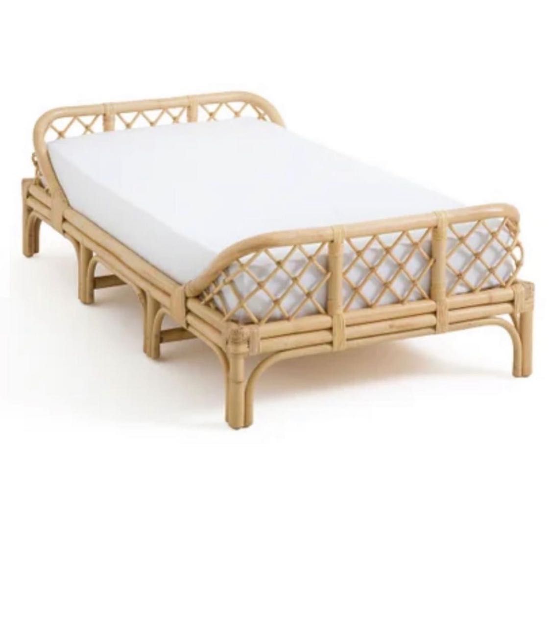 Cama rattan criança
