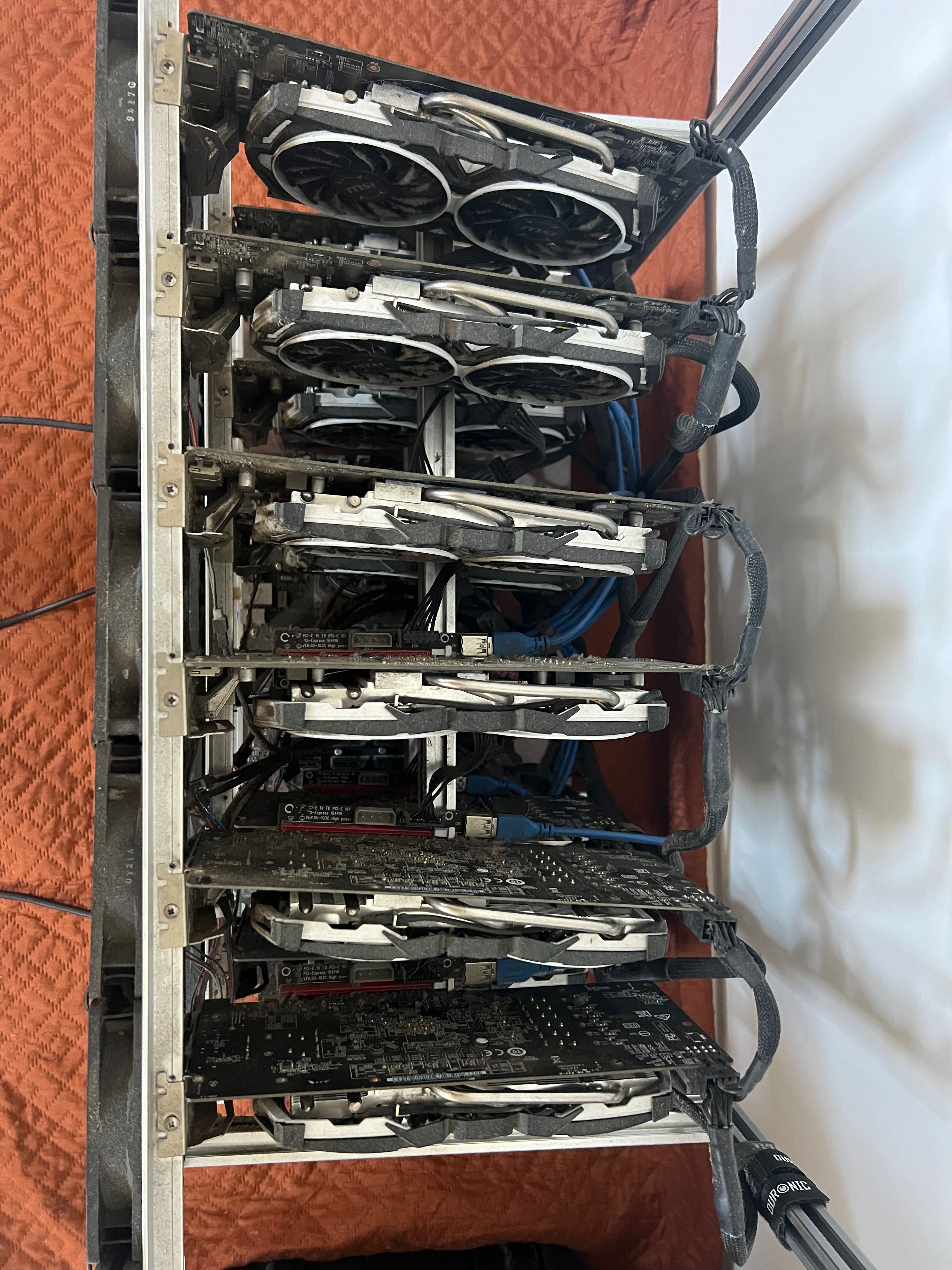 GPU mining 12 x RX580 8gb