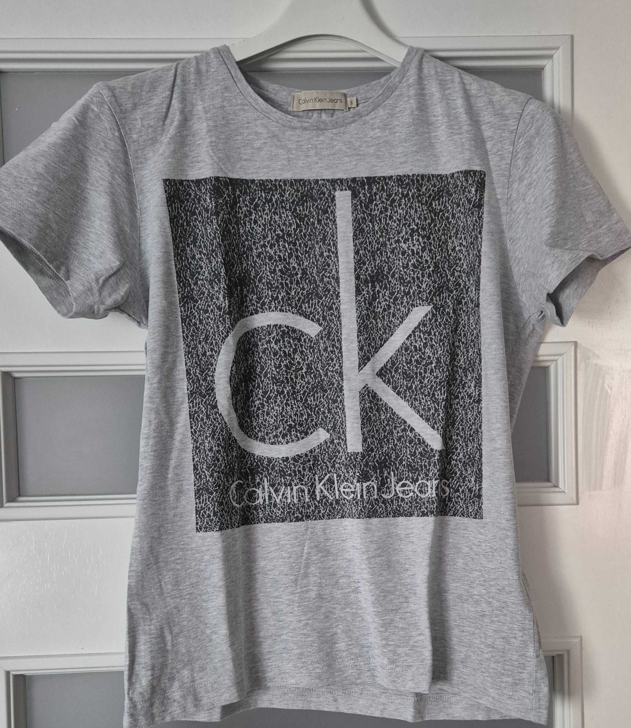 Calvin Klein Jeans szaryT-shirt ,koszulka męska roz S