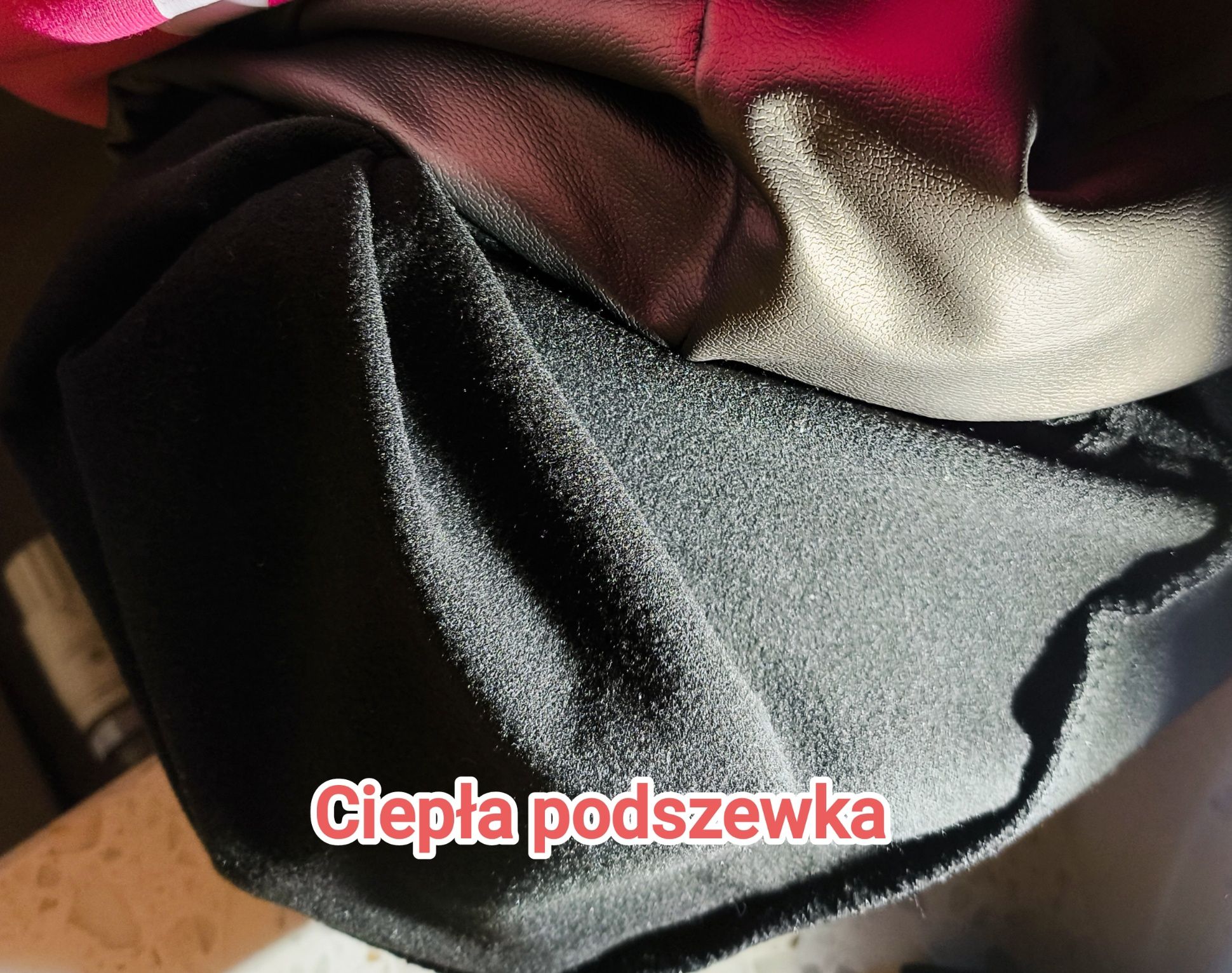 Nowe woskowane ocieplane Legginsy w kolorze kawy - złotego brązu 40/42
