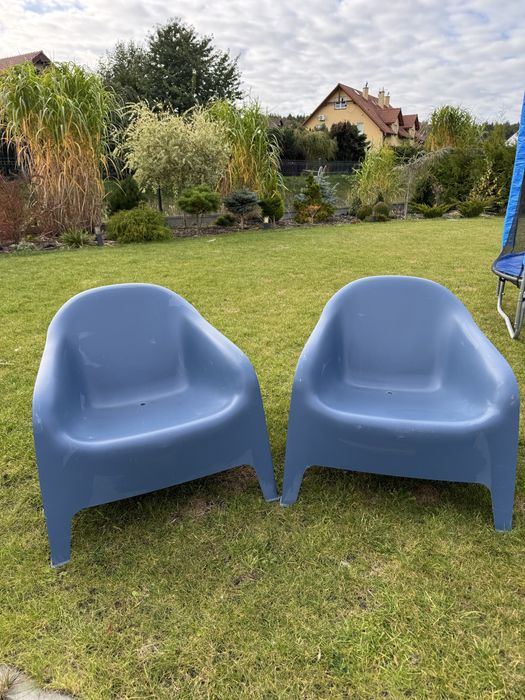 SKARPÖ Fotel ogrodowy ikea granatowe