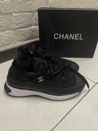 Кроссовки chanel sneakers black 39 размер