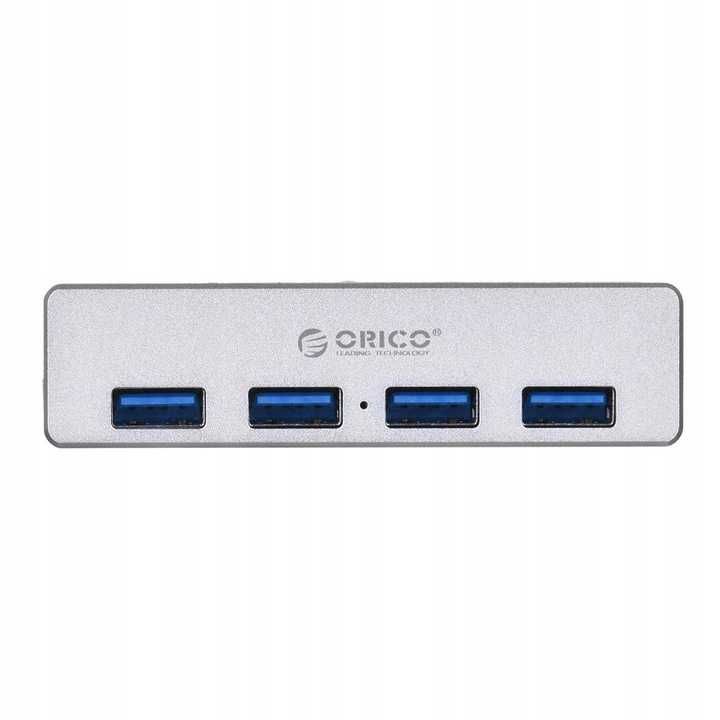 ORICO HUB USB-C do 4x USB 3.0 aluminiowy z uchwytem