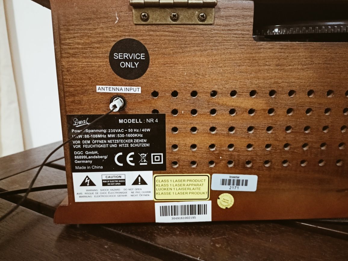Gramofon Dual Nr4 ,RPM,CD,USB, Radio FM.