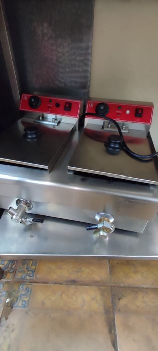 Фритюрница 8+8 л