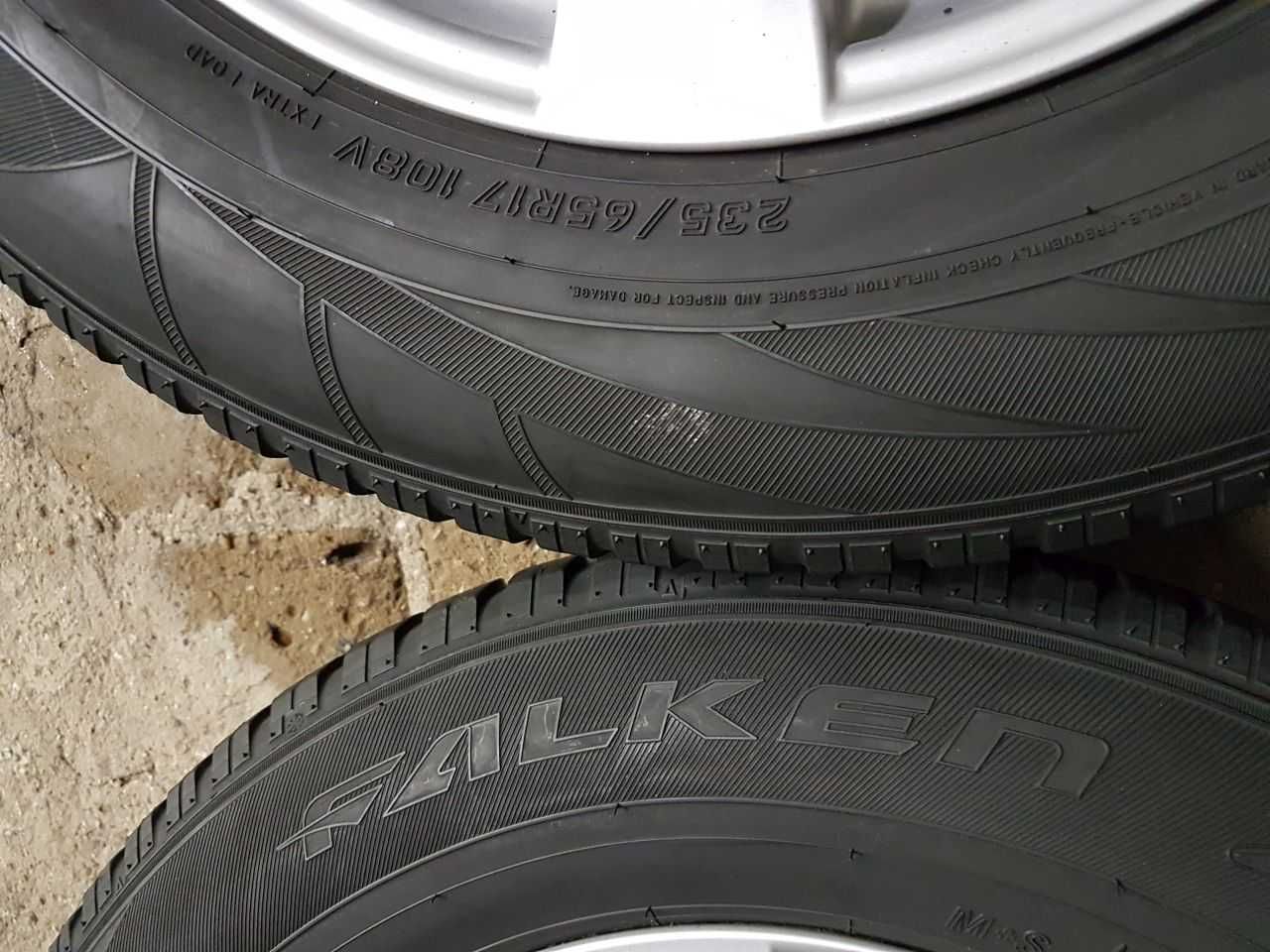 Felgi aluminiowe Ford Volvo Peugeot R17 5x108 opony zimowe 235/60R17