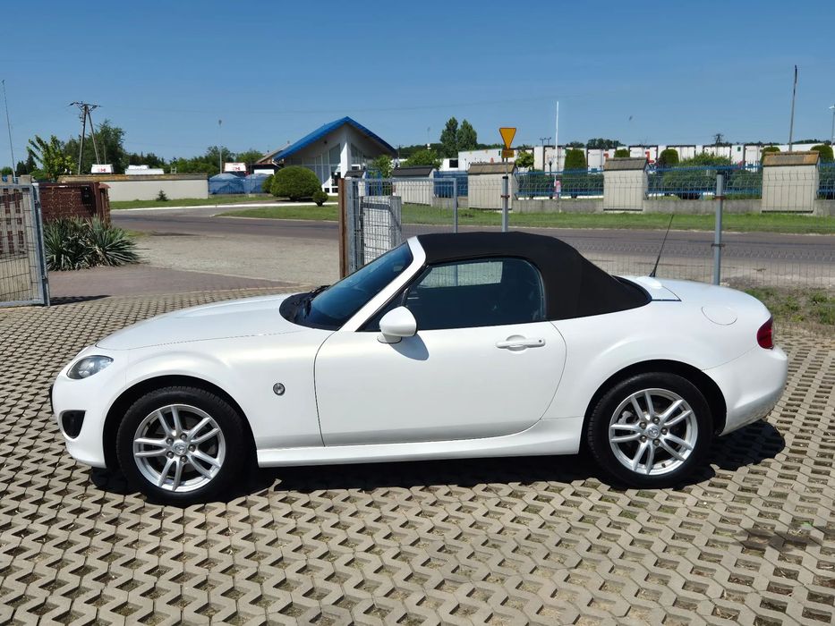 Mazda MX-5 1.8 126KM_biała perła_nowe hamulce,opony,sprzęgło,bezwypadkowy_TOP