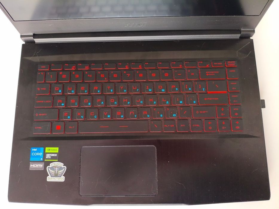 Ігровий ноутбук MSI Thin GF63 12VE (12VE-665XPL)