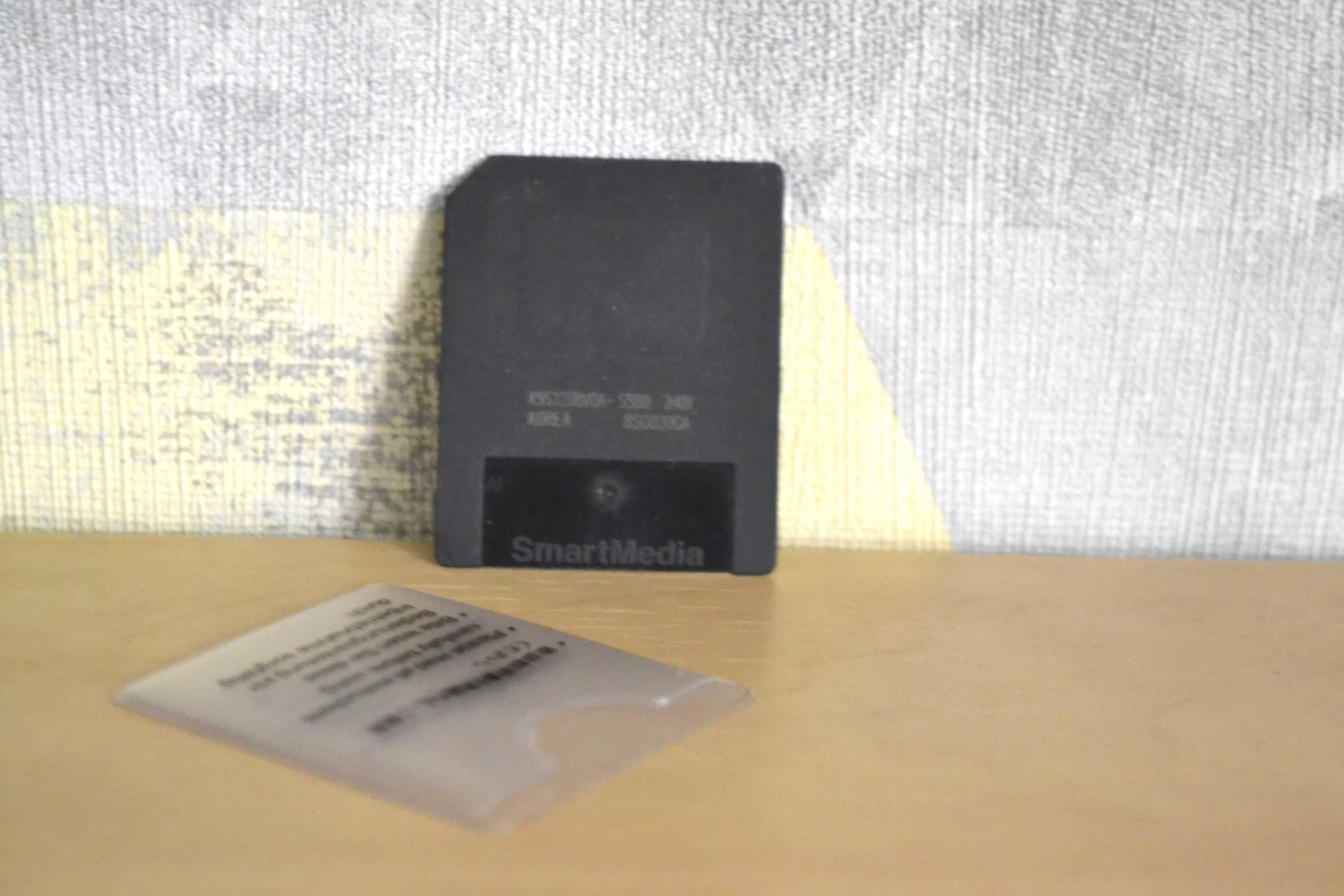 karta pamięci SMARTMEDIA 64MB do retro vintage aparat cyfrowy smart