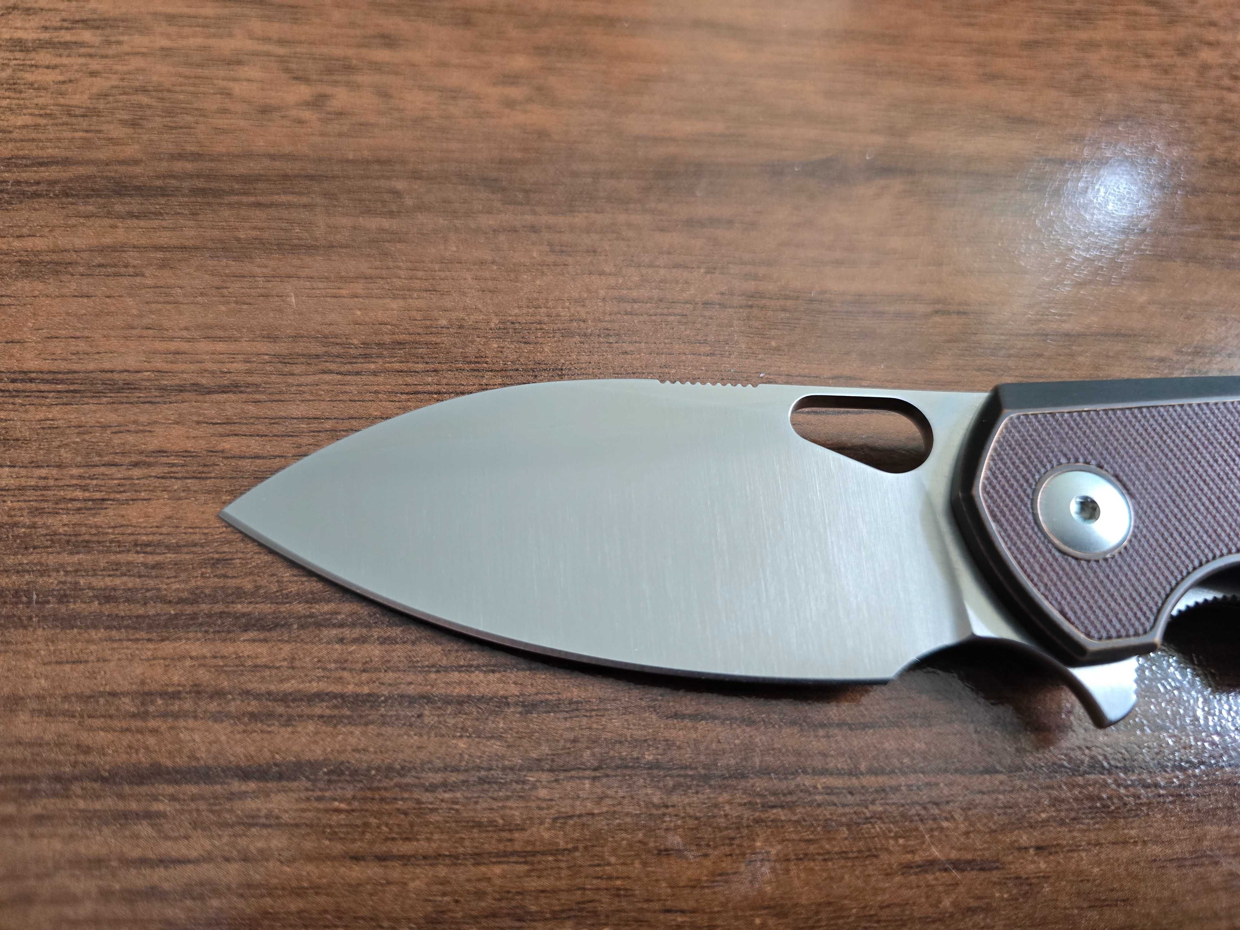 GiantMouse ACE Biblio Bronze Natural Micarta M390