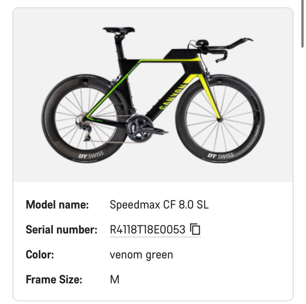 Canyon Speedmax CF 8.0 SL - Triatlo