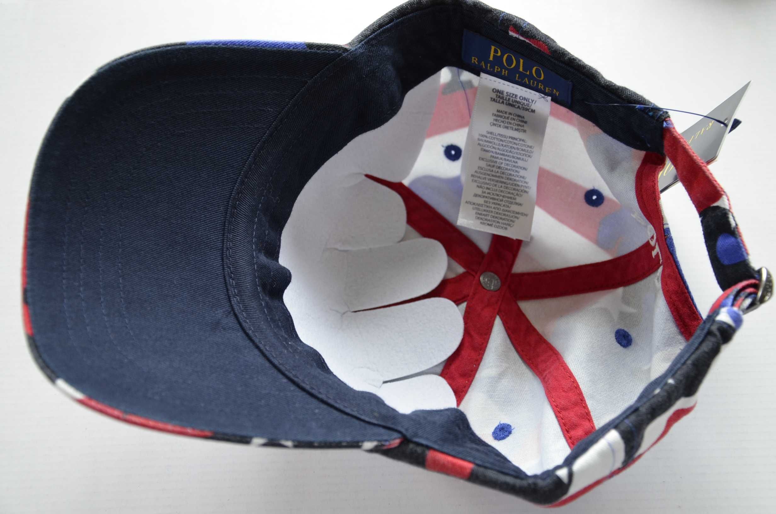 nowa czapka z daszkiem kaszkiet Polo Ralph Lauren USA 59 cm