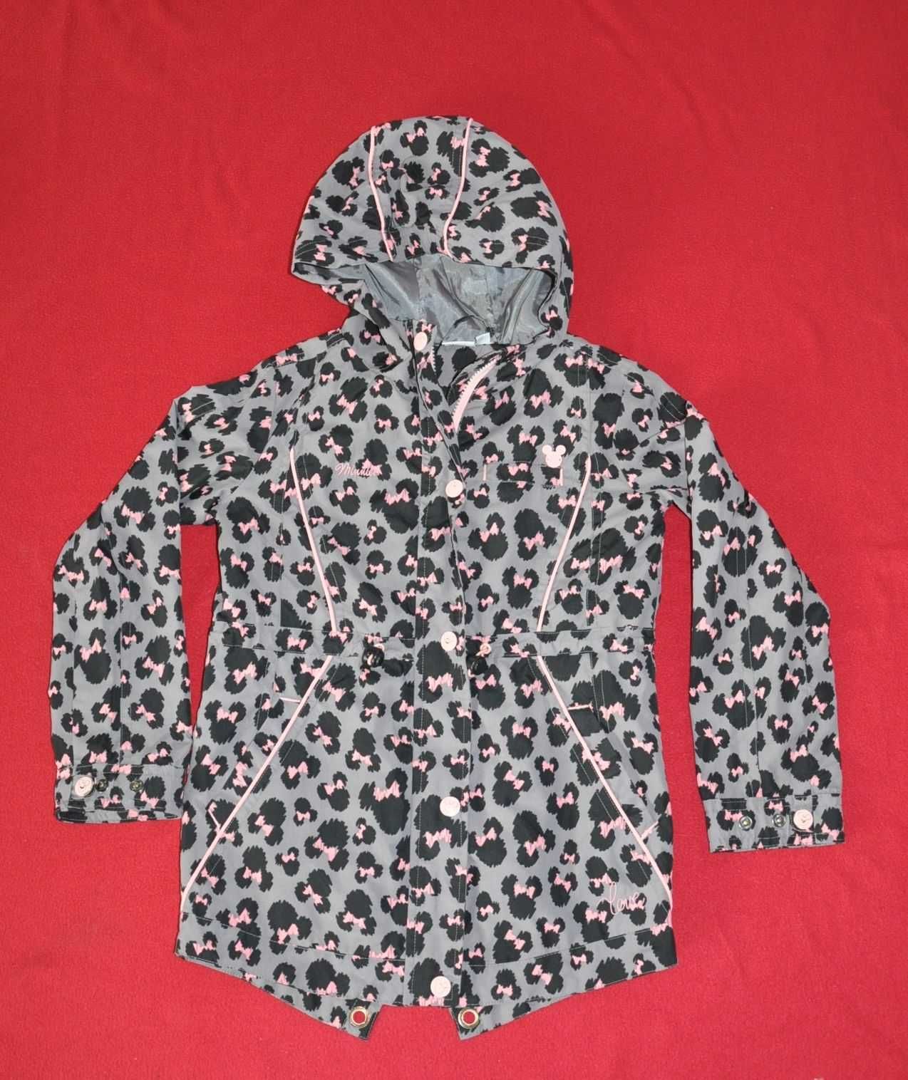 Lekka kurtka wiosna DISNEY- MINNIE MOUSE  7-8 lat ( 128 ),parka, super