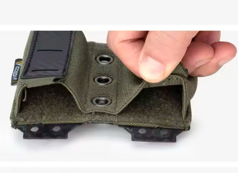 Podwójna ładownica na magazynek 9mm army molle carbon zasobnik