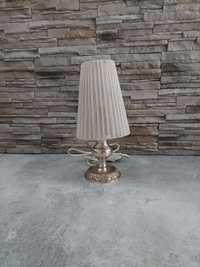 Lampa stojąca, mosiężna lampa, stara lampa, ciekawy przedmiot