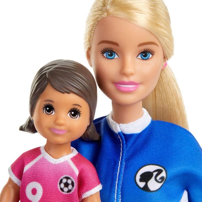 Барби футбольный тренер по футболу Barbie Soccer Coach блондинка