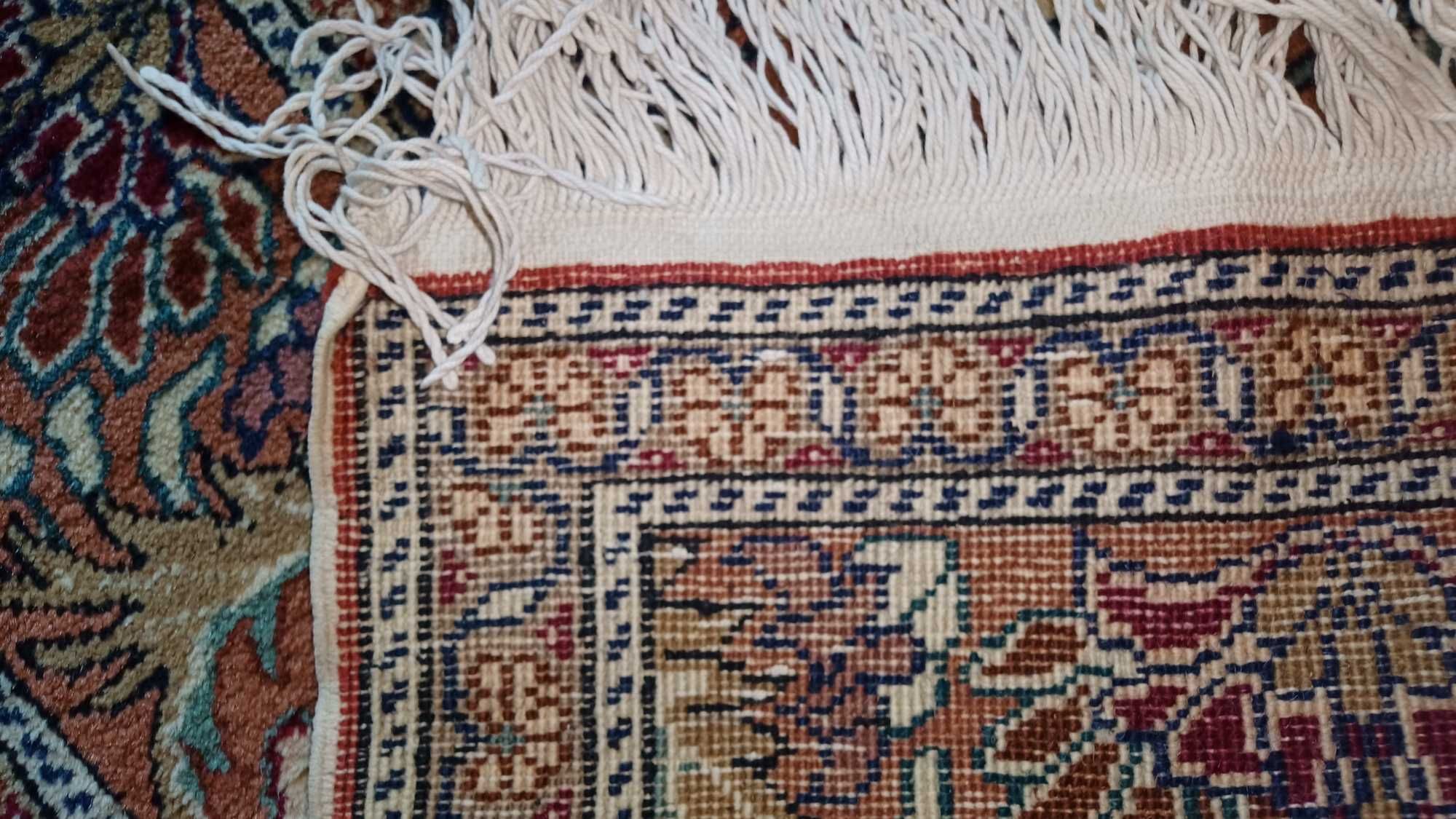 Dywan wełniany ręcznie tkany turecki 322x198