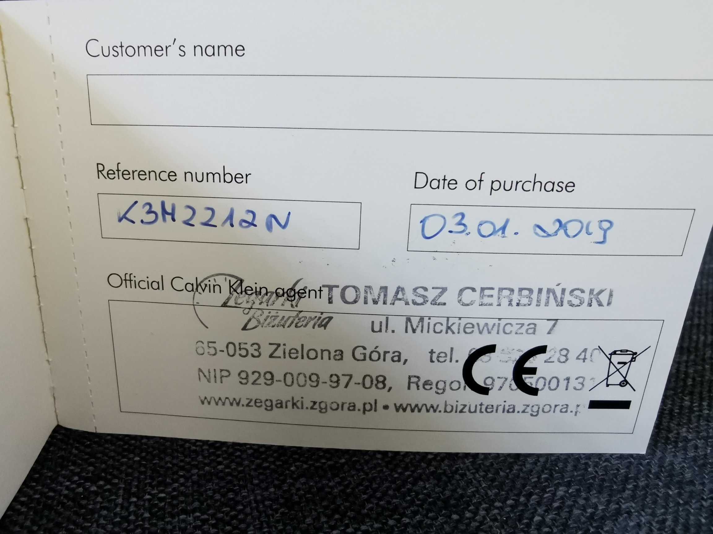 Oryginalny zegarek damski Calvin Klien Minimal Medium Mesh K3M2212N