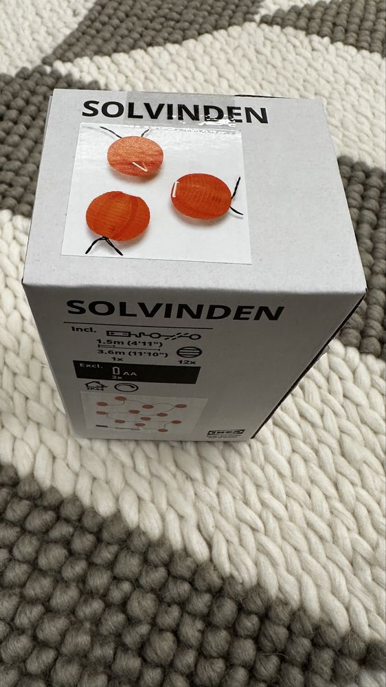 Lampki girlanda Solvinden Ikea